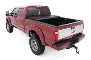 Rough Country Hard Tri-Fold Flip Up Bed Cover 6'10