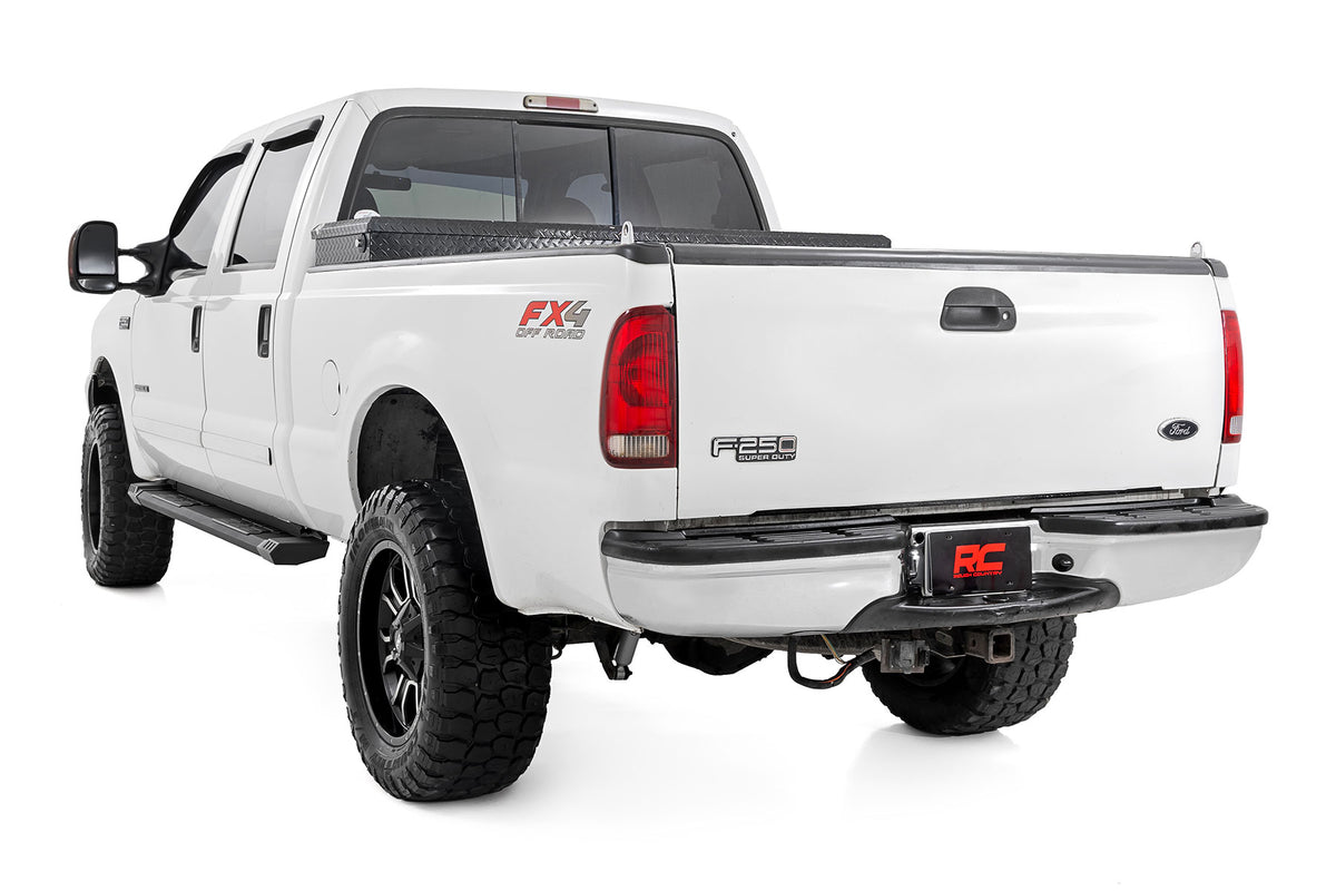Rough Country HD2 Aluminum Running Boards Super Crew Cab | Ford F-250/F-350 Super Duty (99-16)
