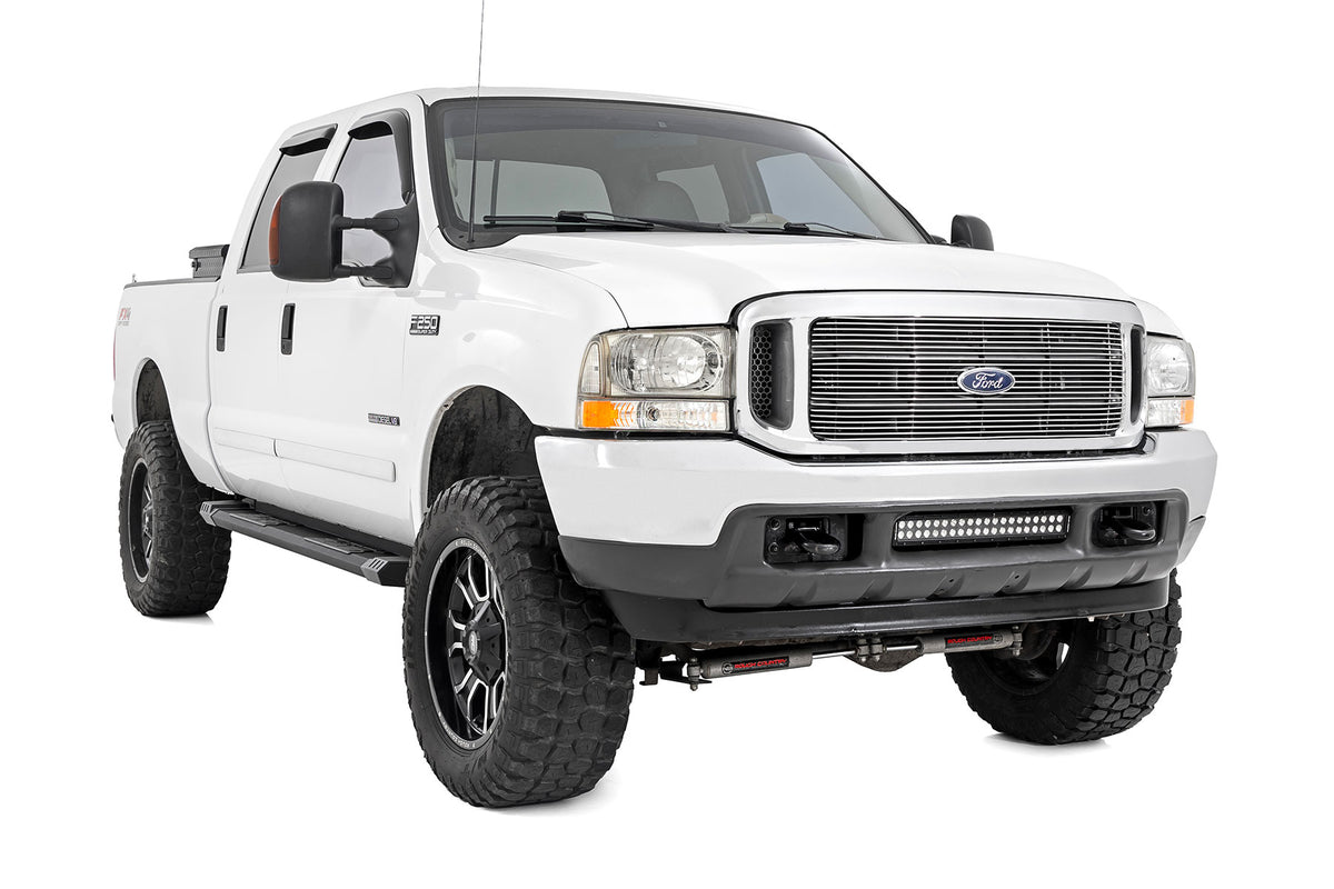 Rough Country HD2 Aluminum Running Boards Super Crew Cab | Ford F-250/F-350 Super Duty (99-16)