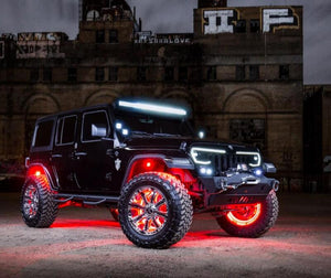 Oracle Jeep JK Upper Windshield Brackets/Light Combo