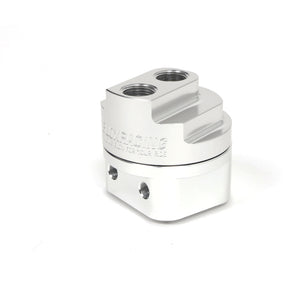 BLOX Racing Remote Oil Filter Relocation Kit - Polished