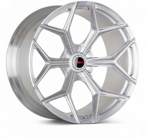 Vossen x Novitec NL4-5L 22x12.5 - 5x120 BP - ET34 Brushed Gloss Clear Lamborghini Revuelto Rr Wheel