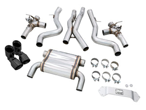 AWE Tuning BMW F8X M3/M4 SwitchPath Cat-Back Exhaust - Diamond Black Tips