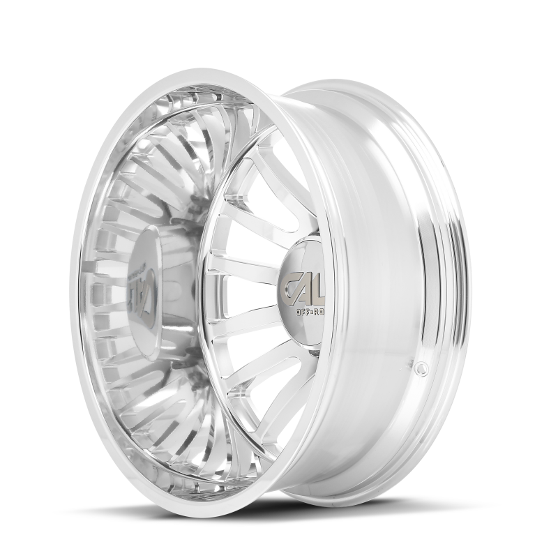 Cali Off-Road 9110D Summit Dually 22x8.25 / 8x210 BP / -232mm Offset / 154.2mm Hub Polished Wheel