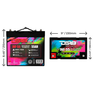 DS18 1750 Watts 55 AH Infinite AGM Power Cell Battery