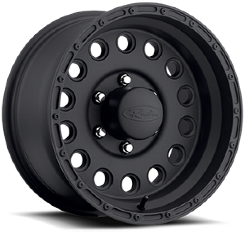 Raceline 887B Rock Crusher 15x10in / 5x114.3 BP / -47mm Offset / 83.82mm Bore - Satin Black Wheel