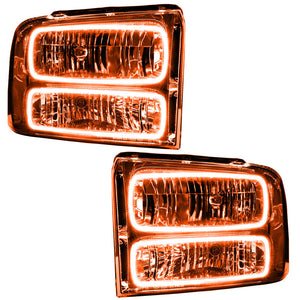 Oracle 05-07 Ford F-250/350 SMD HL - Chrome - ColorSHIFT w/ 2.0 Controller
