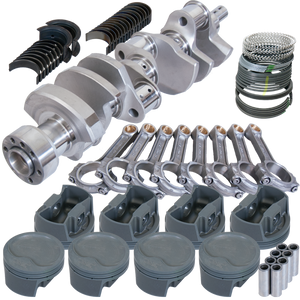 Eagle Chevy LT1 350 1Pc 3.750in Crank 5.700in I-Beam Rods -16cc 4.060in Pistons Rotating Assembly