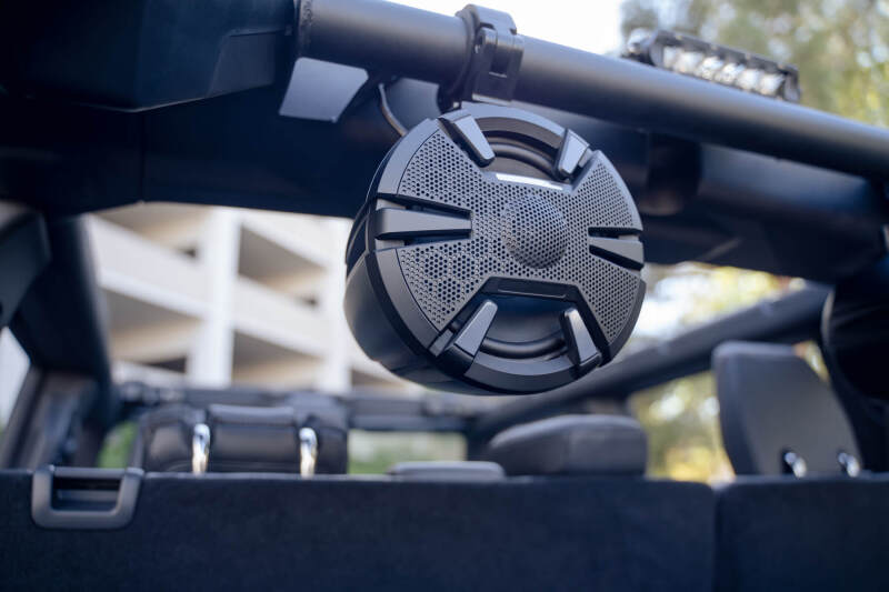 DV8 Offroad 21-22 Ford Bronco 4dr Rear Speaker & Light Mount Bar