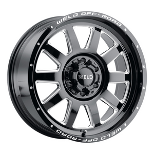 Weld Stealth 20x9 / 6x135 / 5 BS / 106.1 HB - Gloss Black Milled - Non-BL Wheel