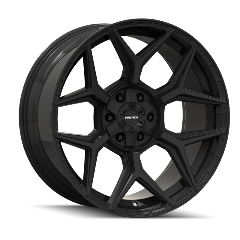 Mayhem Vanquish 8119 20X9 / 6x135/6x139.7 / 0mm Offset / 106.1mm Hub - Gloss Black