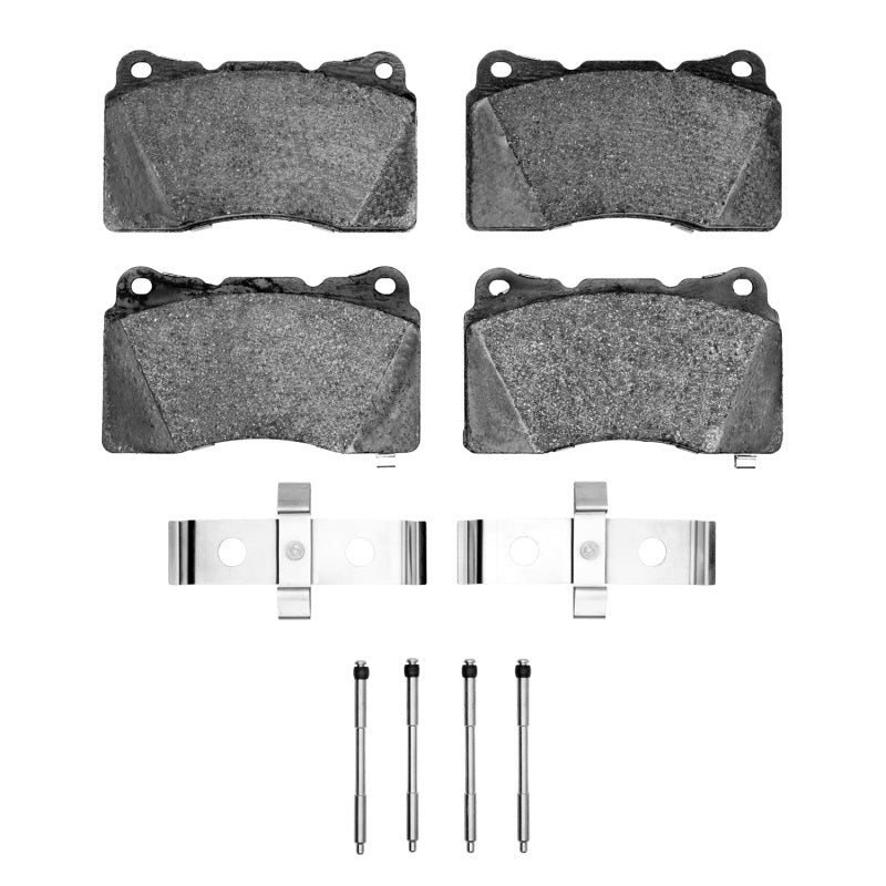R1 03-15 Mitsubishi Lancer Front Semi Met Pads & Hardware Kit