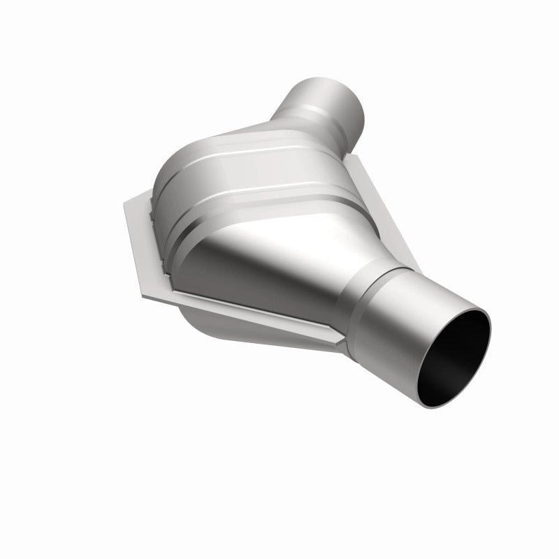 MagnaFlow Universal Catalytic Converter 2.25 inch Angled O/O PC2 Front