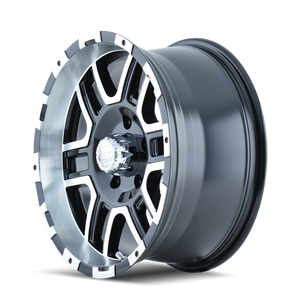 ION Type 179 18x9 / 6x139.7 BP / 12mm Offset / 106mm Hub Black/Machined Wheel