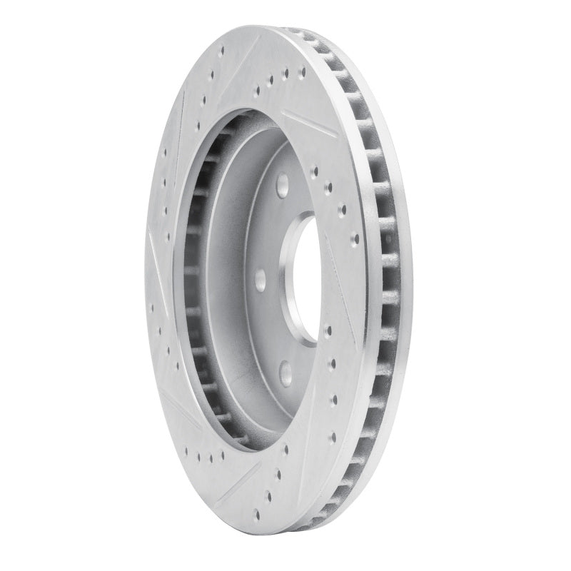 R1 86-95 Dodge Raider Front Right Drilled & Slotted Silver Brake Rotor