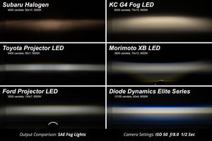 Diode Dynamics Elite Series Type B Fog Lamps - White (Pair)