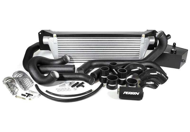 PERRIN 15-21 Subaru STI Front Mount Intercooler Boost Tubes + Hardware - Black Tubes