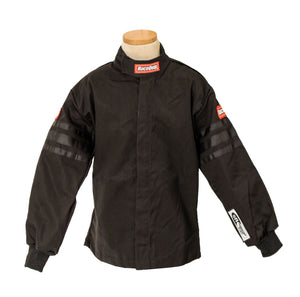 RaceQuip Black Trim SFI-1 JR. Jacket - Kids XXS