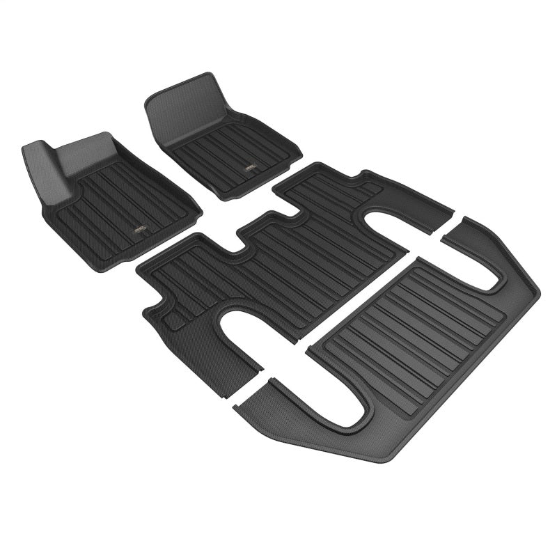 3D MAXpider 22-24 Tesla Model X 6-Seat Elitect Black R1 R2 R3