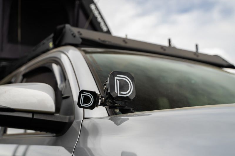Diode Dynamics 16-21 Toyota Tacoma Stage Series 2in LED Ditch Light Kit - Pro White Combo