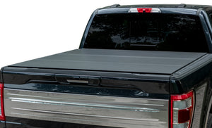 Access 17-24 Nissan Titan 5ft 6in Bed LOMAX Tri-Fold Cover - Urethane Carbon Fiber