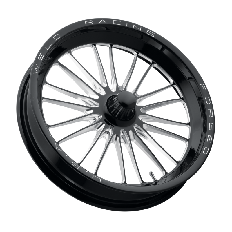 Weld RPM Frontrunner 15x3.5 / Anglia Spindle / 1.75 BS - Gloss Black Milled - Non-BL Wheel