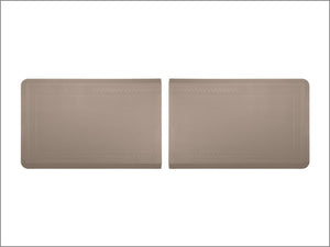 WeatherTech Comfort Mat Connect End Mats 24 x 36in. (2 Qty) Bordered - Tan