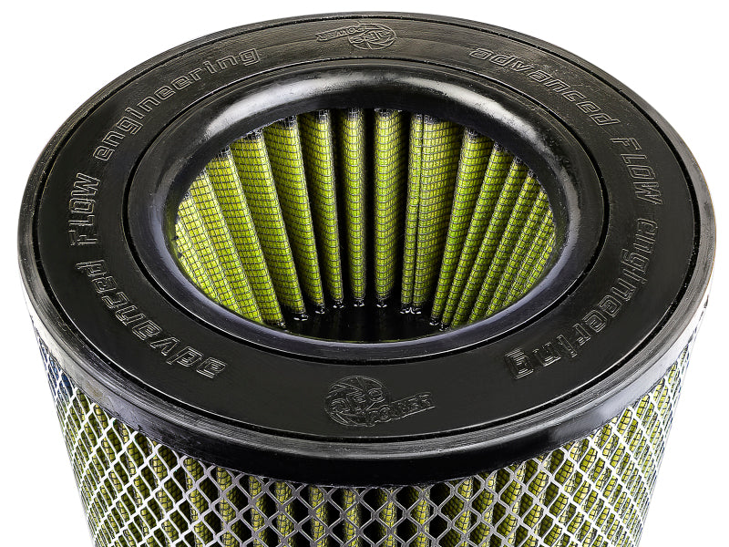 aFe Magnum FORCE Intake Rplcmnt Air Filter 5-1/2 IN F x 9 IN B x 9 IN T x 7 IN H w/ Expanded Metal
