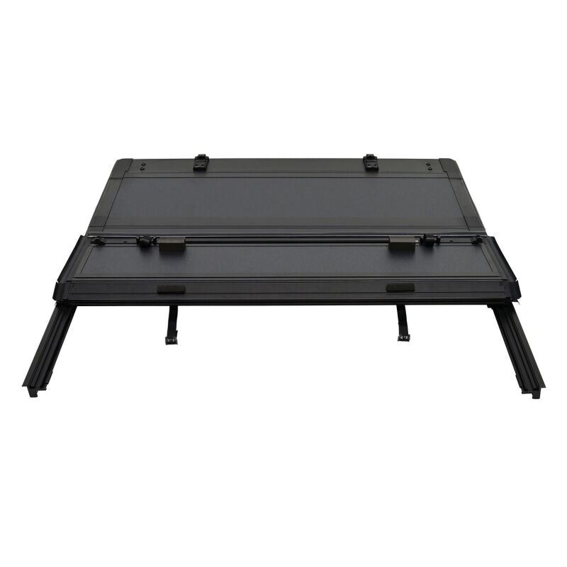 Westin 14-19 Chevrolet/GMC 1500/2500/3500 6ft. 7in. Bed Hard Tri-Fold Tonneau Cover - Black