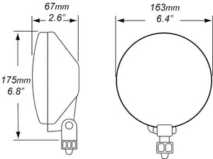 Hella 500 Series 12V H3 Fog Lamp Kit