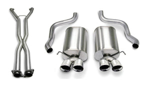 Corsa 07-08 Corvette 2.5in. Sport Series Cat-Back Dual Rear Exit with Twin 3.5in. Polished Tips