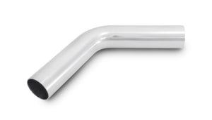 Vibrant 3in O.D. Universal Aluminum Tubing (60 degree Bend) - Polished