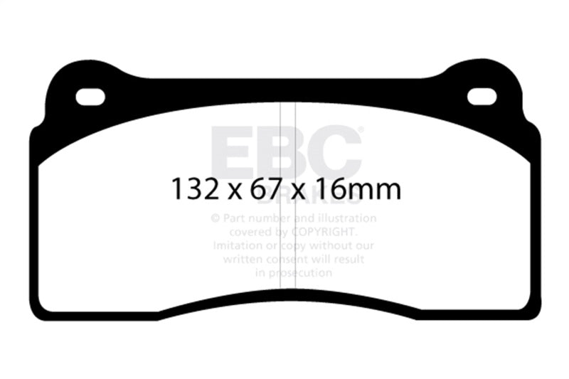 EBC Racing 99-03 Aston Martin DB7 5.9L SR-21 Sintered Race Front/Rear Brake Pads