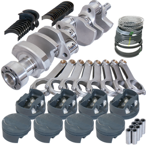 Eagle Chevy LT1 350 1Pc 3.750in Crank 6.000in H-Beam 6cc Dome 4.060in Pistons Rotating Assembly
