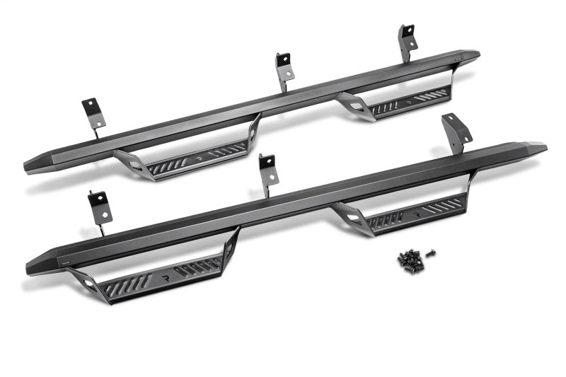 N-Fab Predator Pro Step System 09-14 Ford F-150 / Raptor SuperCrew - Tex. Black