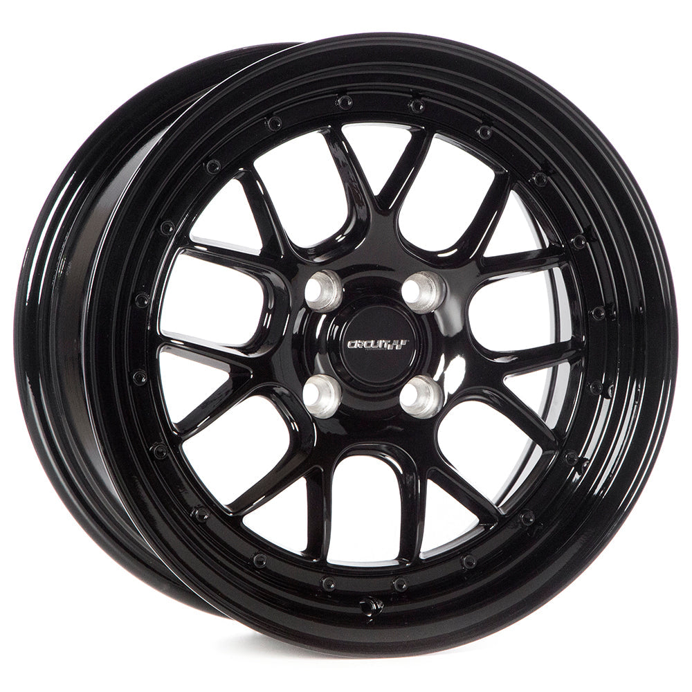 Circuit Performance CP27 Full Gloss Black 4x100 | 15x7 | +35mm / 5.38