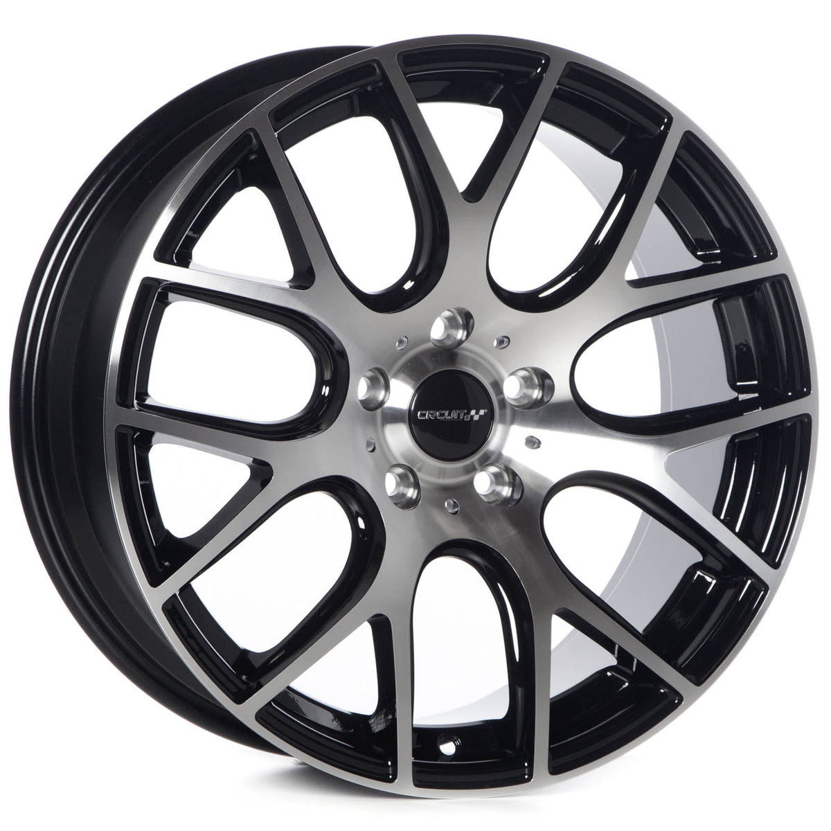 Circuit Performance CP31 Gloss Black/Machined 5x114.3 | 18x8 | +40mm / 6.07