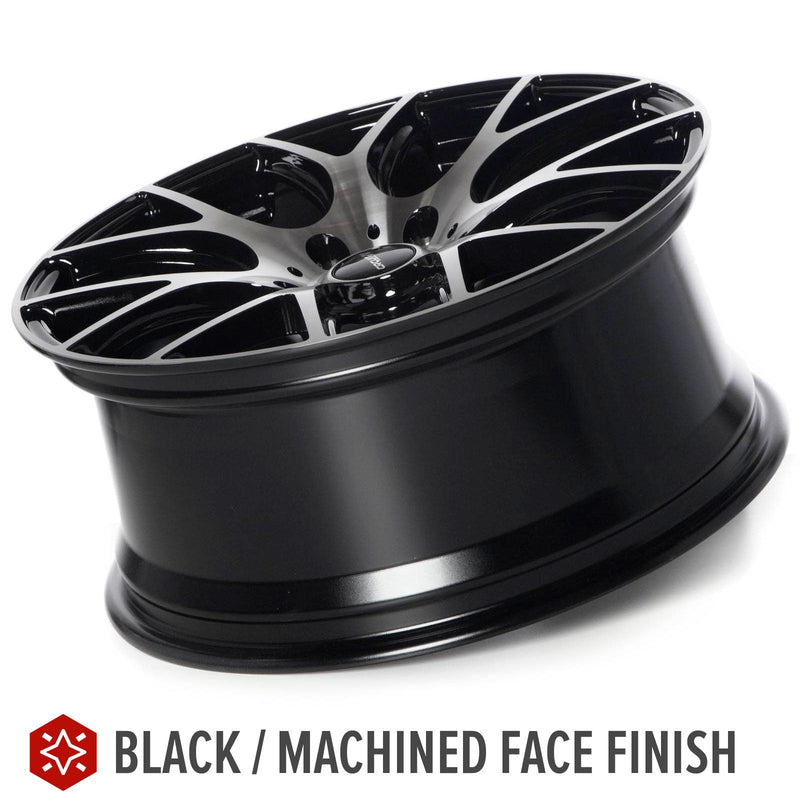 Circuit Performance CP31 Gloss Black/Machined 5x114.3 | 18x8 | +40mm / 6.07