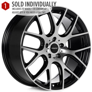 Circuit Performance CP31 Gloss Black/Machined 5x114.3 | 19x8.5 | +35mm / 6.13