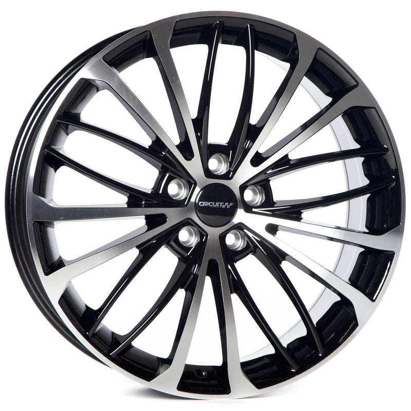Circuit Performance CP36 Gloss Black/Machined 5x112 | 19x8 | +40mm / 6.07