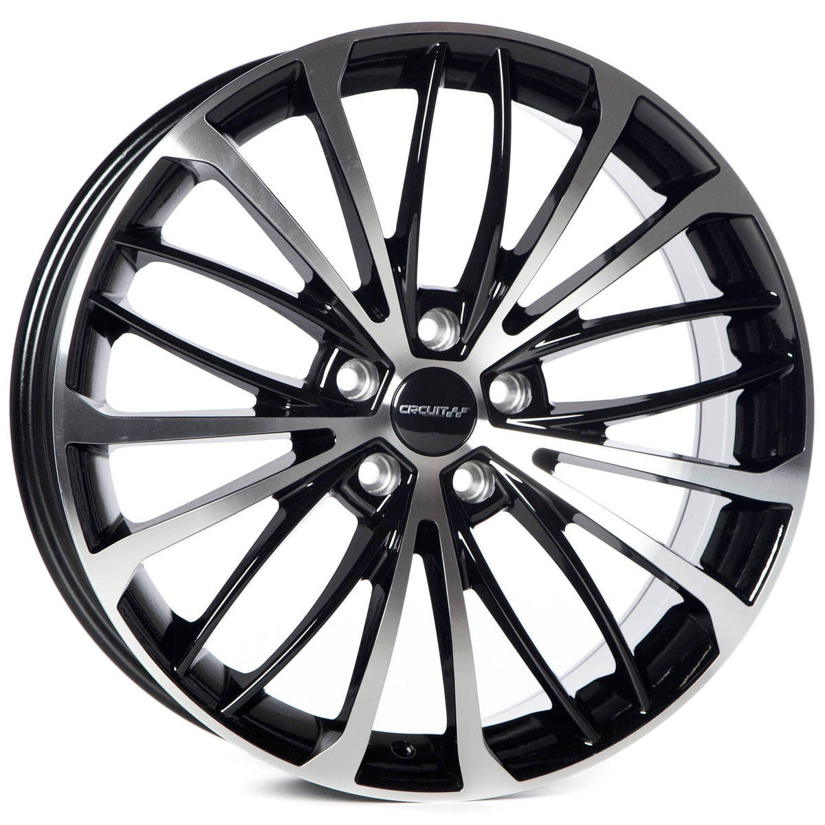 Circuit Performance CP36 Gloss Black/Machined 5x112 | 19x8 | +40mm / 6.07