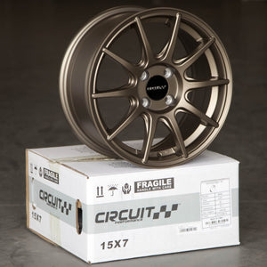 Circuit Performance CP41 Matte Bronze 4x100 | 15x7 | +35mm / 5.38