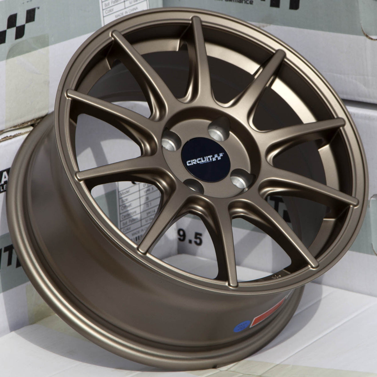 Circuit Performance CP41 Matte Bronze 4x100 | 15x7 | +35mm / 5.38
