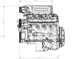 Whipple Supercharger Chevy / GM LT1 Whipple Gen 6 3.0L Hot Rod Supercharger Kit