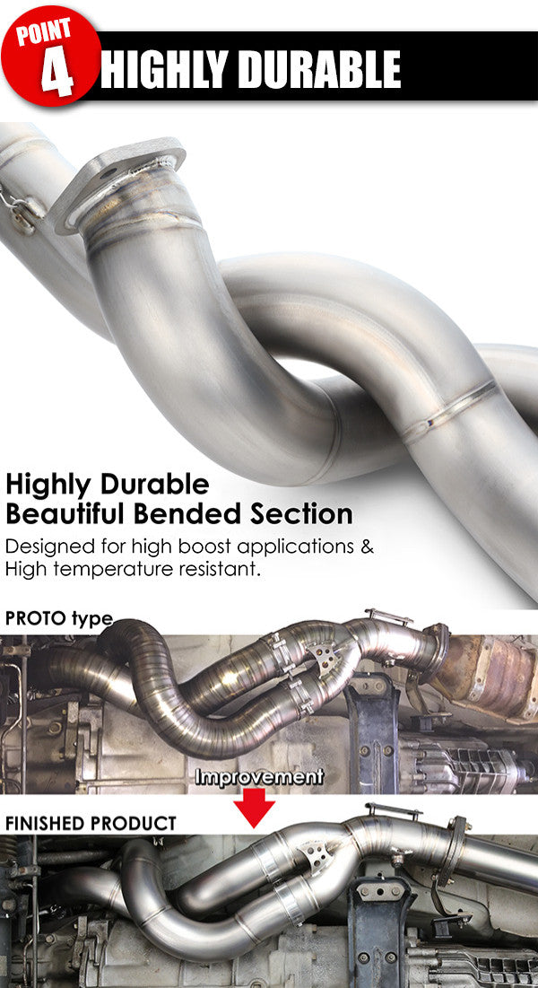 TOMEI FULL TITANIUM FRONT PIPE EXPREME Ti GT-R RB26DETT