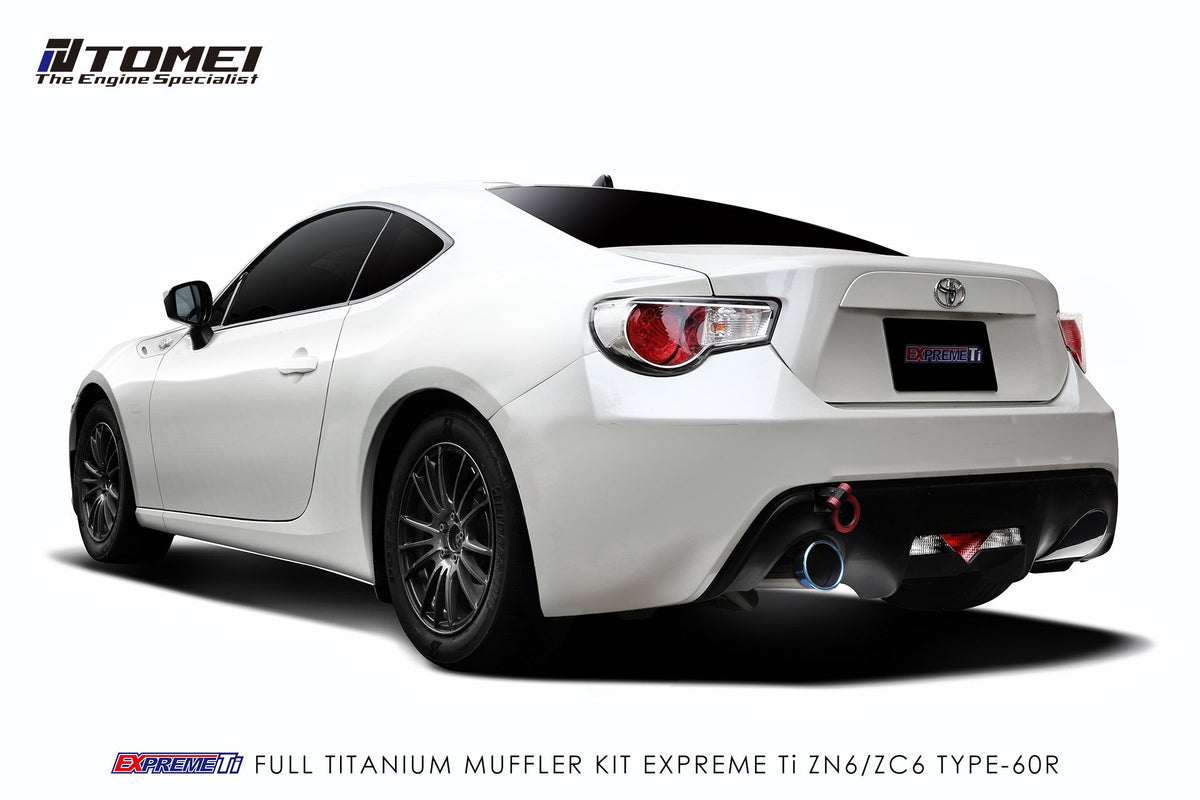 TOMEI FULL TITANIUM MUFFLER EXPREME Ti TOYOTA GR86 2022+/ Toyota 86 2017+/FR-S/BRZ SINGLE TYPE-60R