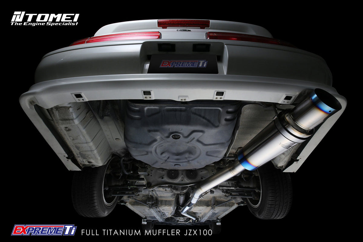 TOMEI FULL TITANIUM MUFFLER EXPREME Ti CHASER/MARK2 JZX100