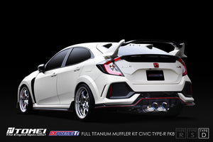 TOMEI FULL TITANIUM MUFFLER EXPREME Ti CIVIC TYPE-R FK8 TYPE-D (DUAL)