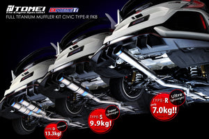 TOMEI FULL TITANIUM MUFFLER EXPREME Ti CIVIC TYPE-R FK8 TYPE-D (DUAL)