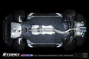 TOMEI FULL TITANIUM MUFFLER EXPREME Ti CIVIC TYPE-R FK8 TYPE-D (DUAL)